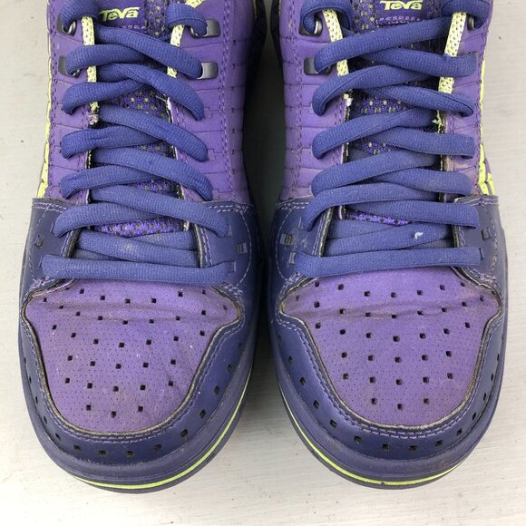 Teva Women's Size 8 Gnarkosi Violet Purple Watersport Sneakers Drain Frame Tech - Picture 5 of 13